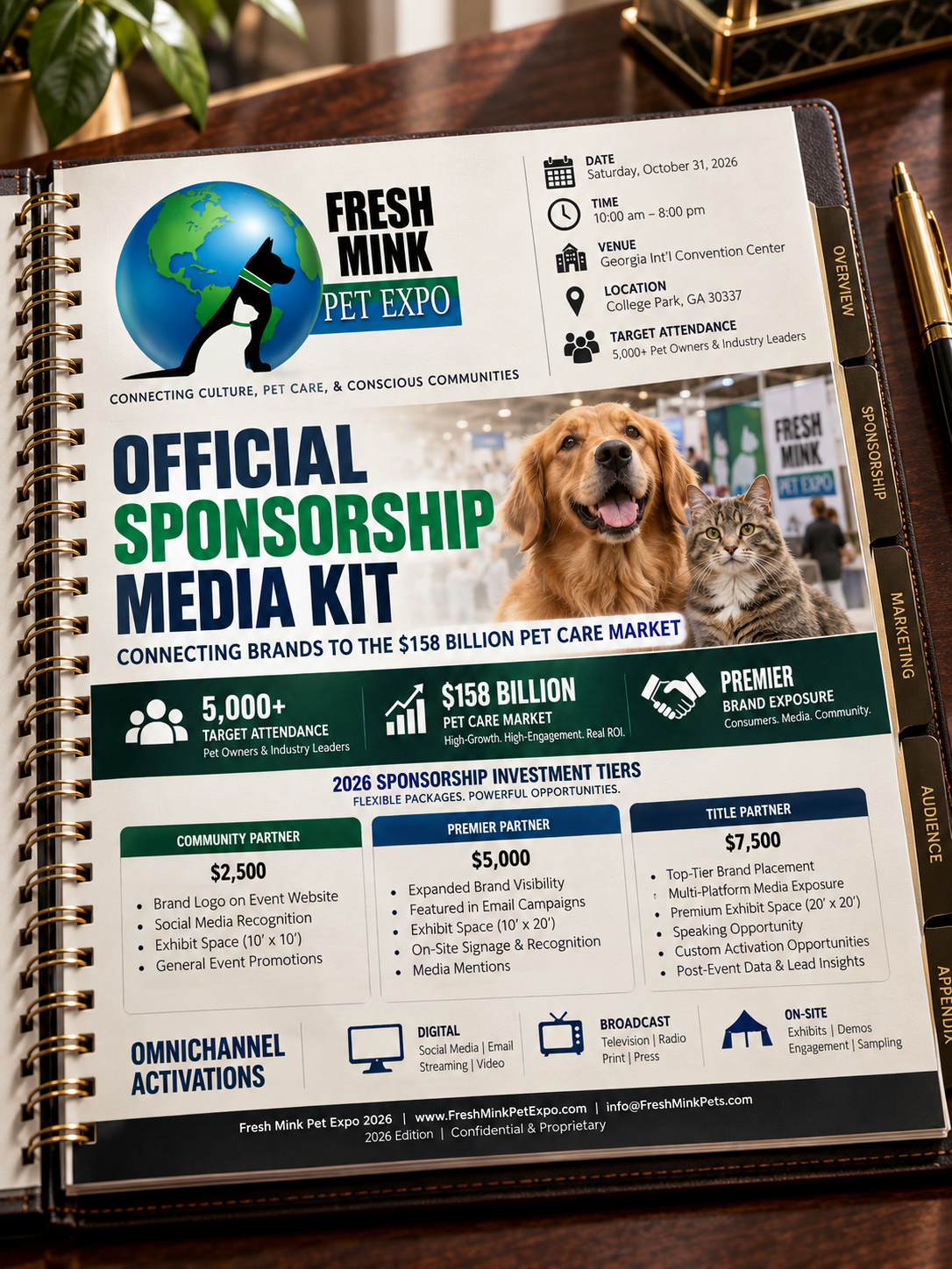 Fresh Mink Pet Expo - Official Commercial Sponsorship Media Kit Prospectus