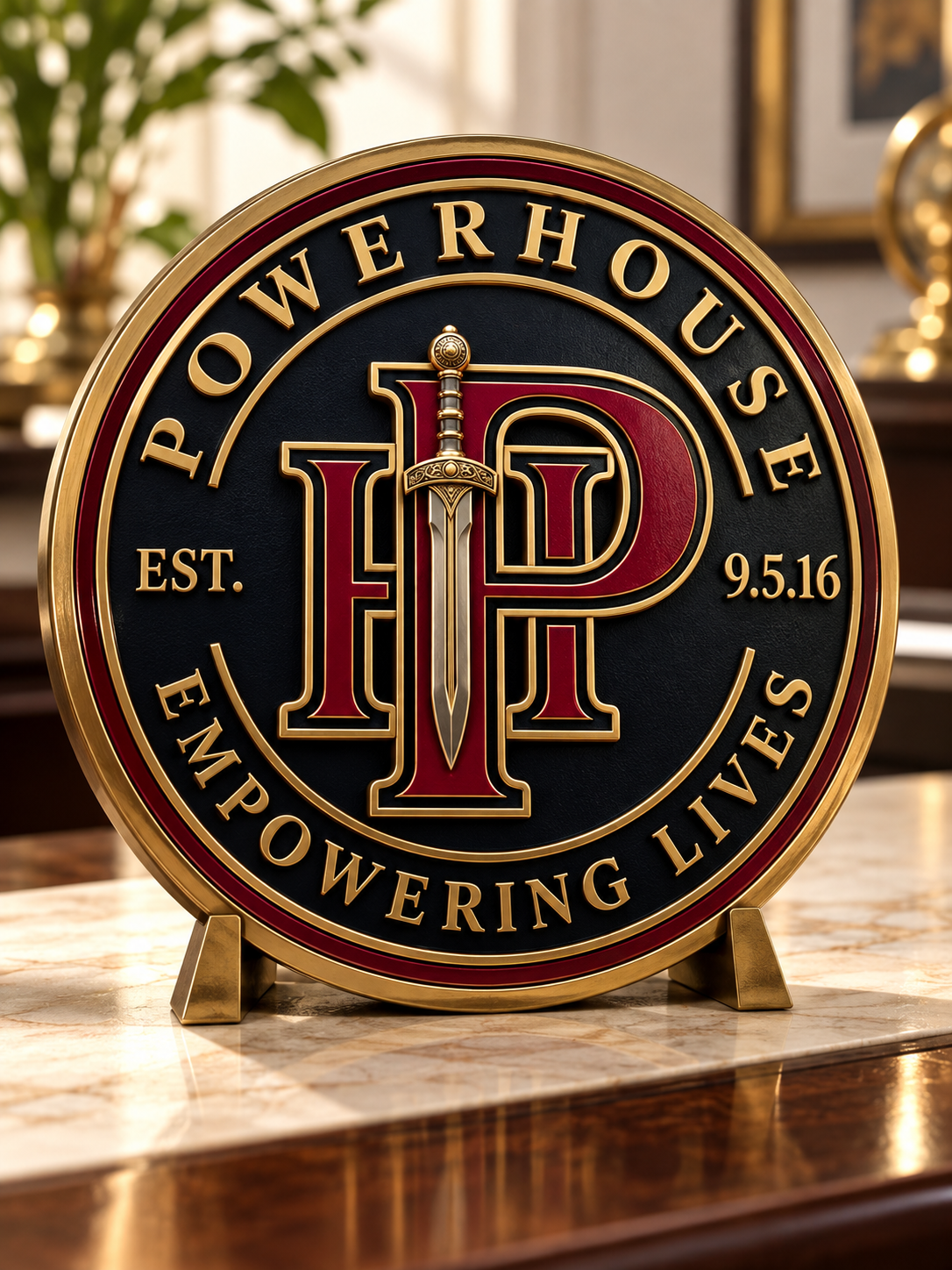 Powerhouse 9.5.16 - Institutional Brand Medallion and Crest